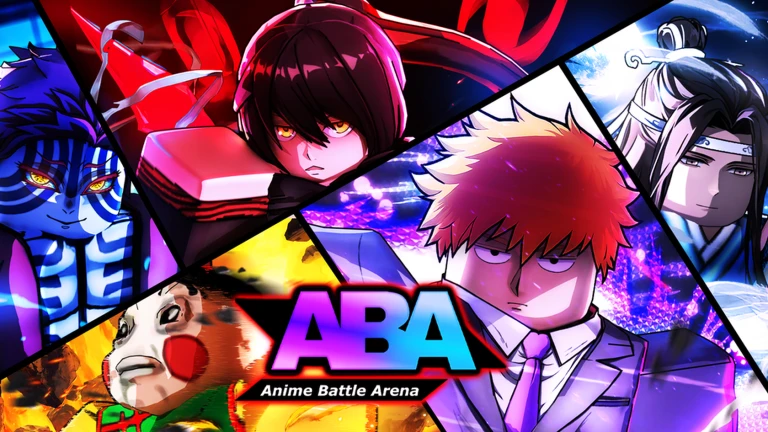 ABA collage artwork of fighters from several anime series